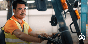 Drones monitor roads in the middle of the forest as part of Cartrack's fleet management system solution for monitoring mining company fleets.