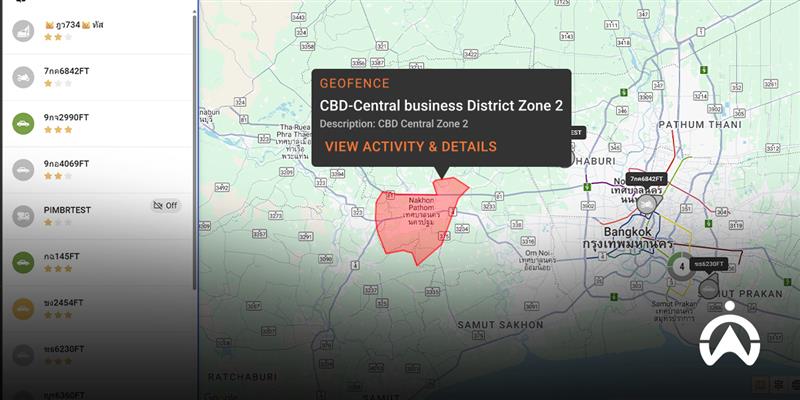 Digital map of city fire locations for route analysis and management of transportation business challenges.